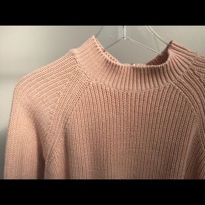 Soft pink sweater